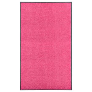VidaXL rózsaszín kimosható lábtörlő 90 x 150 cm