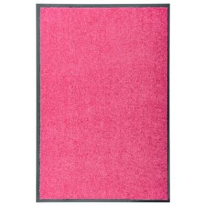 VidaXL rózsaszín kimosható lábtörlő 60 x 90 cm