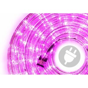 LED fénykábel 20 m - rózsaszín, 480 dióda