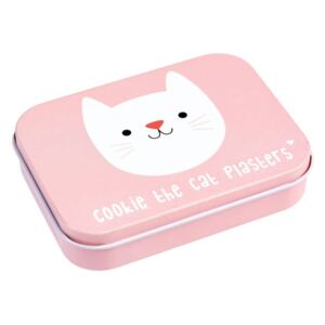 Cookie The Cat rózsaszín ragtapasztartó doboz - Rex London