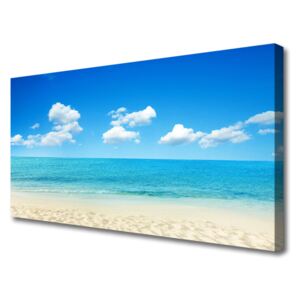Vászonkép nyomtatás Sea Blue Sky 125x50 cm