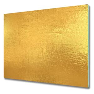 Üveg vágódeszka Arany fólia háttér 60x52 cm