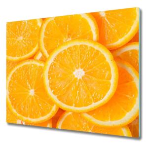 Üveg vágódeszka narancs szeletek 60x52 cm