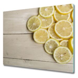 Üveg vágódeszka citrom fa 60x52 cm