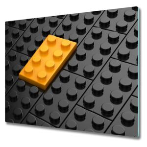 Üveg vágódeszka Lego téglák 60x52 cm