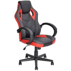 Linton 39F Gamer szék, fekete-piros