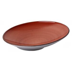Lunasol - Tésztás tányér Curve 30 cm piros - Hotel Inn Chic (492153)