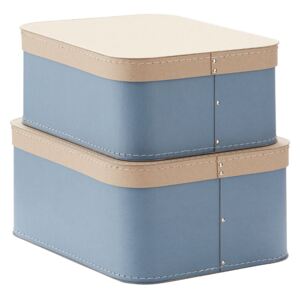 Krabice 2 ks Blue - modrá