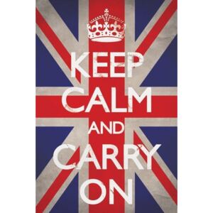 Keep calm and carry on - union Plakát, (61 x 91,5 cm)
