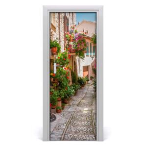 Ajtó méretű poszter olasz utcákon 75x205 cm