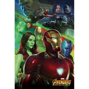 Plakát Avengers Infinity War - Iron Man, (61 x 91.5 cm)