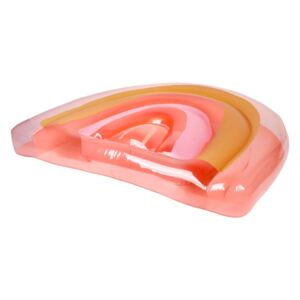 Rainbow narancssárga-rózsaszín felfújható matrac - Sunnylife