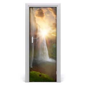 Fotótapéta ajtóra Vízesések Izland 75x205 cm