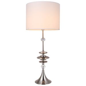 [lux.pro]® Asztali lámpa Bonn éjjeli lámpa design 88 x ø 38 cm fehér
