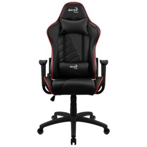Aerocool AC110 AIR Univerzális gamer szék Párnázott ülés Fekete, Vörös