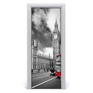 Poszter tapéta ajtóra Big Ben, London 75x205 cm