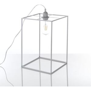 Stick szürke asztali lámpa, 36 x 25 x 25 cm - Tomasucci