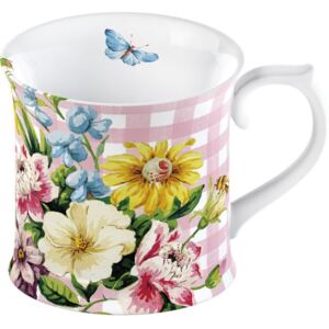 English Garden virágos porcelánbögre, 350 ml - Creative Tops