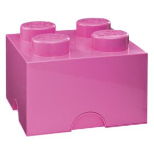 Rózsaszín négyszögletes tárolódoboz - LEGO®