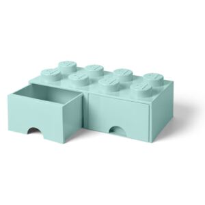 Mentolzöld 2 fiókos tárolódoboz - LEGO®