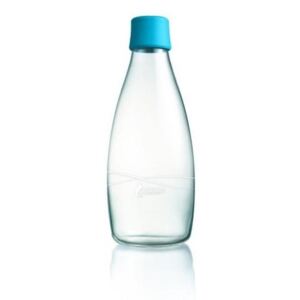 Világoskék üvegpalack, 500 ml - ReTap