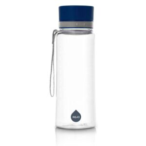 Plain műanyag palack kék kupakkal, 600 ml - Equa