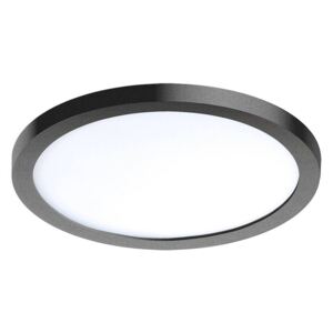 Azzardo Slim fürdőszobai mennyezeti lámpa, fekete, 3000K melegfehér, beépített LED, 12W, 1000 lm, AZ-2840