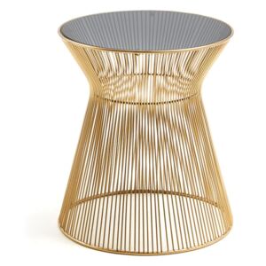 Jolene aranyszínű dohányzóasztal, magasság 40 cm - La Forma