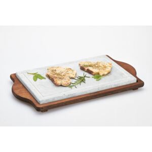 Stone Plate tálaló kőlappal, 25 x 40 cm - Bisetti