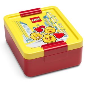 Iconic piros uzsonnásdoboz sárga fedéllel - LEGO®