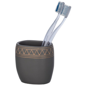 Etrusk sötétszürke fogkefetartó pohár - Wenko