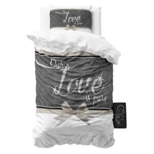 Pure Love egyszemélyes pamut ágyneműhuzat, 140 x 220 cm - Sleeptime