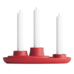 Aye Aye Three Candles piros gyertyatartó - EMKO