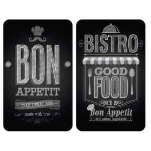 Bon Appetit 2 db tűzhelyvédő üveglap, 52 x 30 cm - Wenko