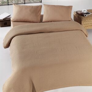 Burumcuk barna könnyű ágytakaró, 160 x 220 cm