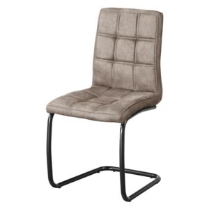 Szánkótalpas szék Modern vintage taupe