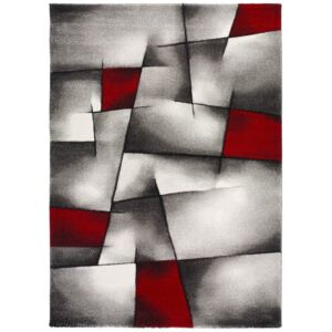 Malmo piros-szürke szőnyeg, 160 x 230 cm - Universal