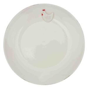 Hen kerámia tányér, Ø 24 cm - Antic Line