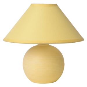 LUCIDE 14552/81/34 | FaroLu Lucide asztali lámpa 21cm vezeték kapcsoló 1x E14 sárga
