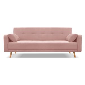 Stuttgart rózsaszín kinyitható kanapé - Cosmopolitan Design