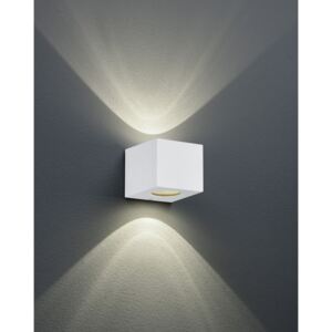 Trio CORDOBA R28222631 Kültéri fali LED lámpa matt fehér műanyag incl. 2 x 2W LED, 3000K, 2 x 200Lm 200 lm IP44 A+