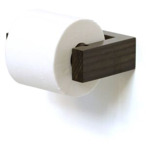 Mezza Dark falra szerelhető WC-papír tartó tölgyfából - Wireworks