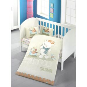 Soft Bear pamut gyerek ágyneműhuzat, 100 x 150 cm