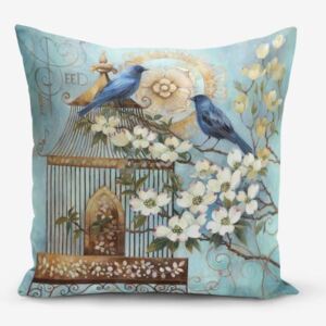 Blue Bird pamutkeverék párnahuzat, 45 x 45 cm - Minimalist Cushion Covers