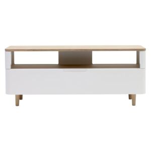 Amalfi fehér tölgy TV-állvány - Unique Furniture