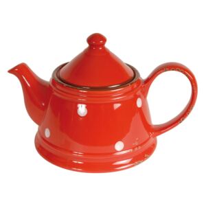 Tea Red piros kerámia teáskanna - Antic Line