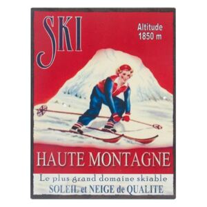 Ski fali tábla, 25 x 33 cm - Antic Line