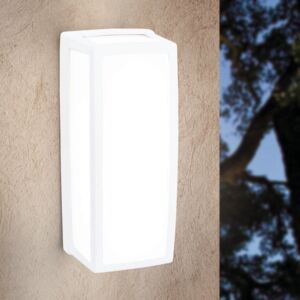 Bob modern, fehér kültéri LED fali lámpa