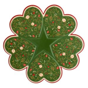 Tempo di Festa karácsonyi mintás alátét, ⌀ 20 cm - Brandani