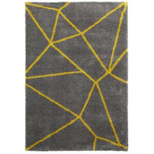 Royal Nomadic Grey & Yellow szürke-sárga szőnyeg, 160 x 230 cm - Think Rugs